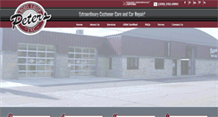 Desktop Screenshot of petersbodyshop.net